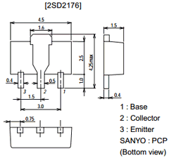 2SD2176 Datasheet PDF SANYO -> Panasonic