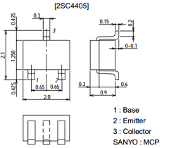 2SC4405 Datasheet PDF SANYO -> Panasonic