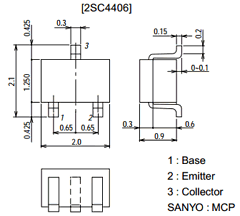 2SC4406 Datasheet PDF SANYO -> Panasonic