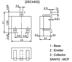 2SC4402 Datasheet PDF SANYO -> Panasonic