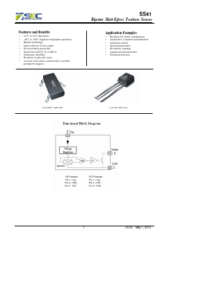 SS41KUA Datasheet PDF SEC Electronics Inc.