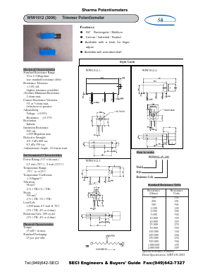 WIW1012-4-503 Datasheet PDF Sharma Electro Components,Inc