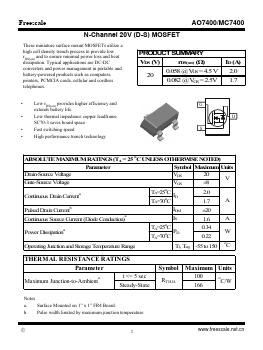 MC7400 Datasheet PDF SHENZHENFREESCALE