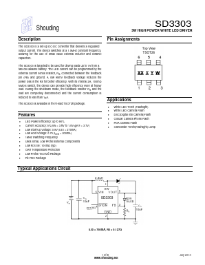 SD3303AAF095 Datasheet PDF SHOUDING Shouding Semiconductor