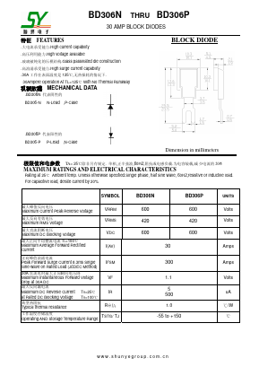 BD306N Datasheet PDF Shunye Enterprise