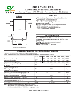 ER2G Datasheet PDF Shunye Enterprise