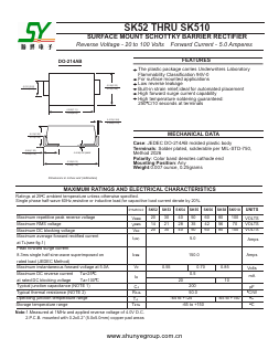 SK510 Datasheet PDF Shunye Enterprise