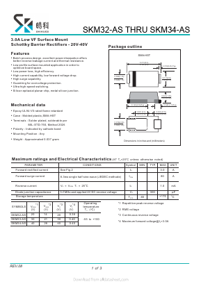 SKM32-AS Datasheet PDF SHIKE Electronics