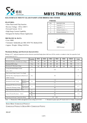 MB10S Datasheet PDF SHIKE Electronics