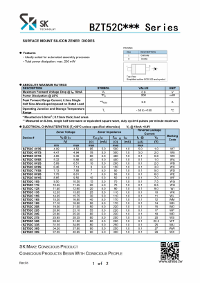 BZT52C39S Datasheet PDF SHIKE Electronics
