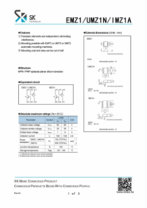 EMZ1 Datasheet PDF SHIKE Electronics