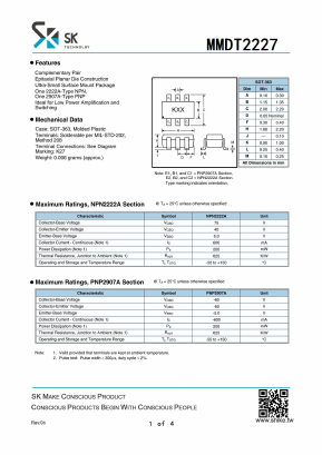 MMDT2227 Datasheet PDF SHIKE Electronics