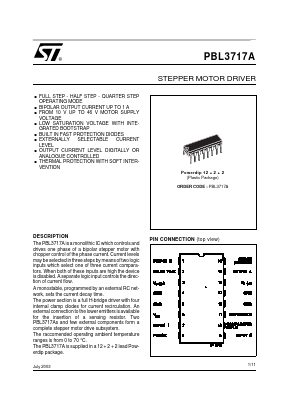 PBL3717A_03 Datasheet PDF System Logic Semiconductor