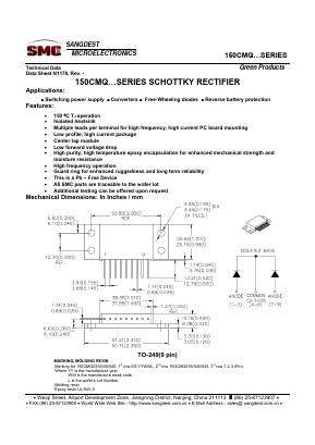 150CMQ Datasheet PDF Sangdest Microelectronic (Nanjing) Co., Ltd