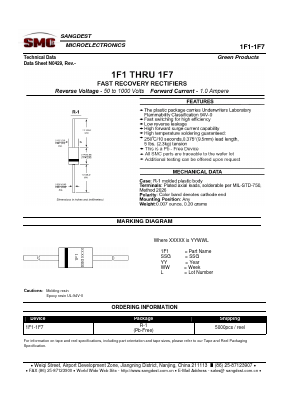 1F3 Datasheet PDF Sangdest Microelectronic (Nanjing) Co., Ltd