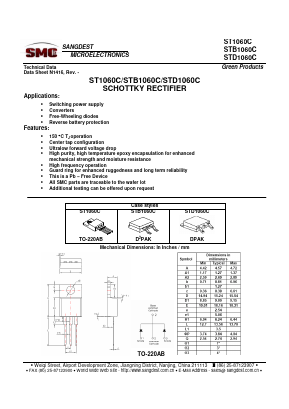 ST1060C Datasheet PDF Sangdest Microelectronic (Nanjing) Co., Ltd