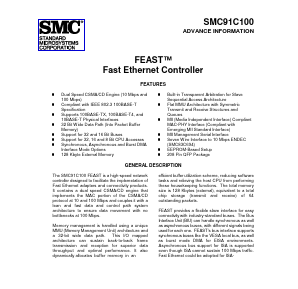 SMC91C100 Datasheet PDF SMSC -> Microchip