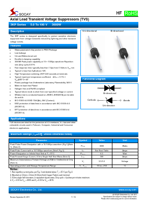 3KP85 Datasheet PDF Socay Electornics Co., Ltd.