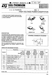 BU920PFI Datasheet PDF STMicroelectronics