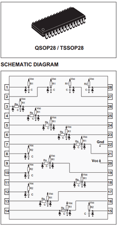 ST1284-01T8 Datasheet PDF STMicroelectronics