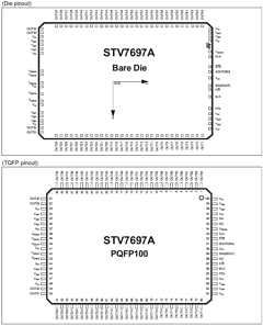 STV7697A/WAF Datasheet PDF STMicroelectronics