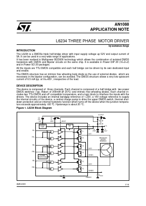 AN1088 Datasheet PDF STMicroelectronics