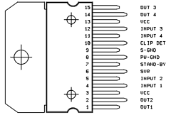 TDA7370/B Datasheet PDF STMicroelectronics