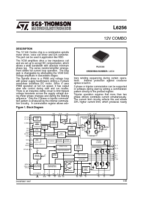 L6256 Datasheet PDF STMicroelectronics
