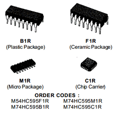 54HC595 Datasheet PDF STMicroelectronics