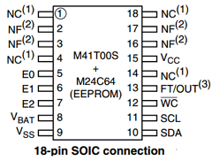M41T00SC64 Datasheet PDF STMicroelectronics