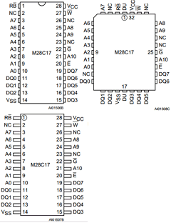 M28C17-90P1T Datasheet PDF STMicroelectronics
