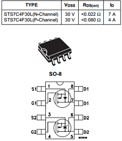 STS7C4F30L Datasheet PDF STMicroelectronics