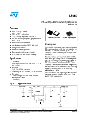L5986 Datasheet PDF STMicroelectronics