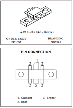 2SD1391 Datasheet PDF STMicroelectronics