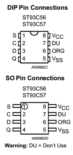 ST93C56B3013TR Datasheet PDF STMicroelectronics