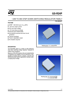 GS-R24P Datasheet PDF STMicroelectronics