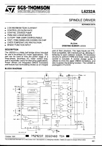 L6232A Datasheet PDF STMicroelectronics