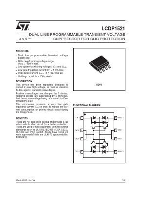 CDP152 Datasheet PDF STMicroelectronics
