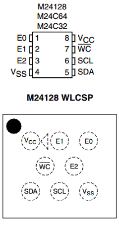 M24C64-WBN3TGP Datasheet PDF STMicroelectronics