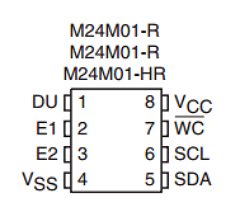 M24M01-WCS3G Datasheet PDF STMicroelectronics
