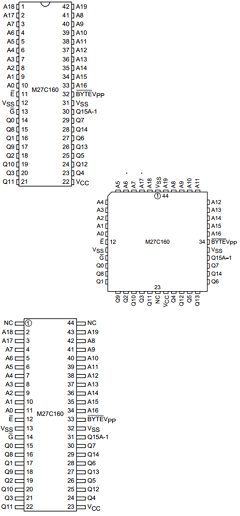 M27C160-150M6 Datasheet PDF STMicroelectronics