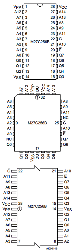 M27C256B-80B1X Datasheet PDF STMicroelectronics