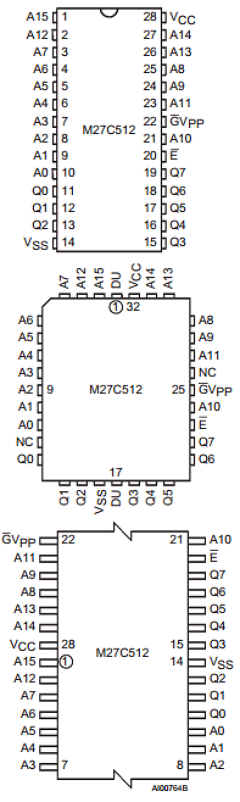 M27C512-45C Datasheet PDF STMicroelectronics