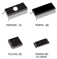 M27V201-120XB1TR Datasheet PDF STMicroelectronics