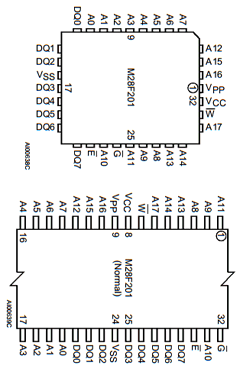 M28F201-120XN3TR Datasheet PDF STMicroelectronics
