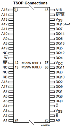 M29W160EB79N6F Datasheet PDF STMicroelectronics