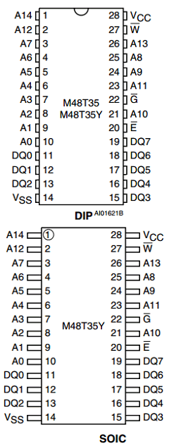 M48T35Y-70PM6 Datasheet PDF STMicroelectronics
