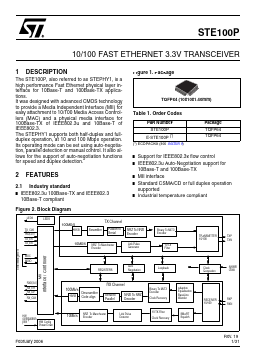 STE100P Datasheet PDF STMicroelectronics