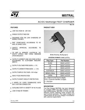 GSAC-XXCCC3 Datasheet PDF STMicroelectronics