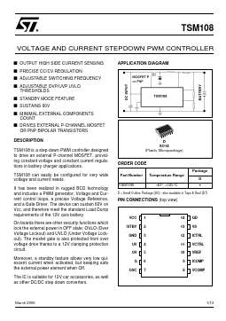 TSM108ID Datasheet PDF STMicroelectronics